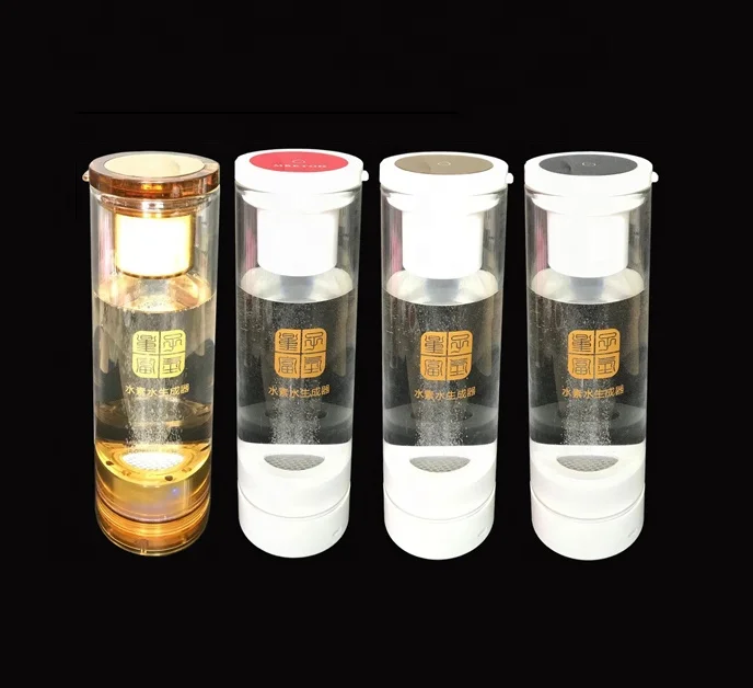Hot MRETOH Molecular Resonance Effect Water Equipment SPE PEM Hydrogen Generator H2 Alkaline Water Ionizer Water Bottle 500ML