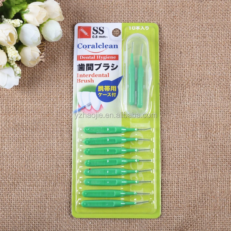 OEM available interproximal brush interdental brush Japan package