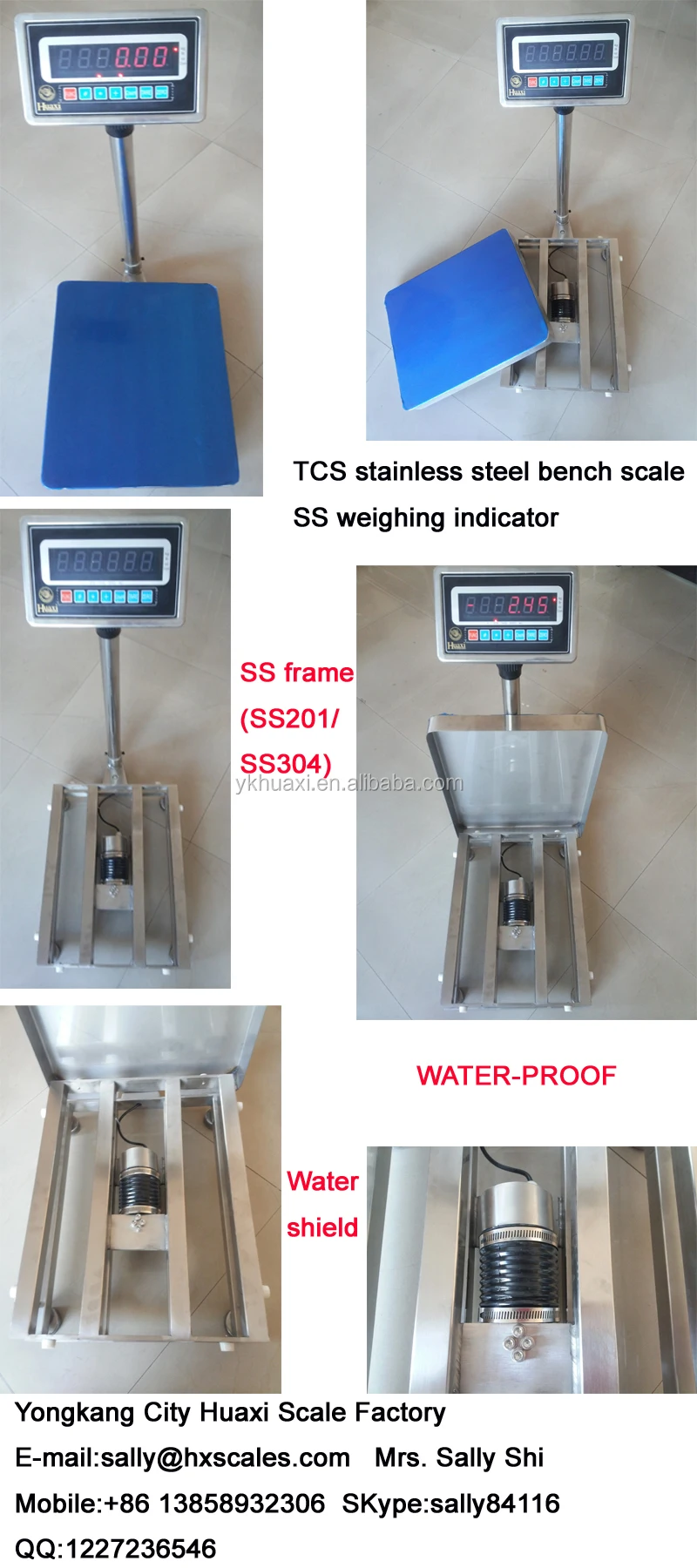 100kg/150kg/300kg/500kg/800kg/1000kg digital platform scale weighing scales