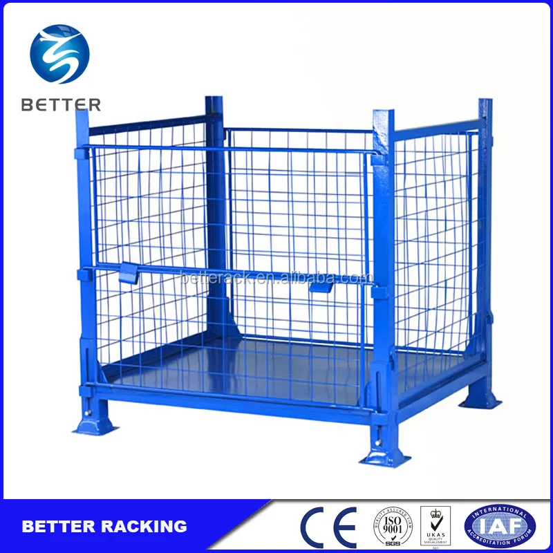 Складной Поддон для клетки, Складной Поддон, складной стальной поддон для склада