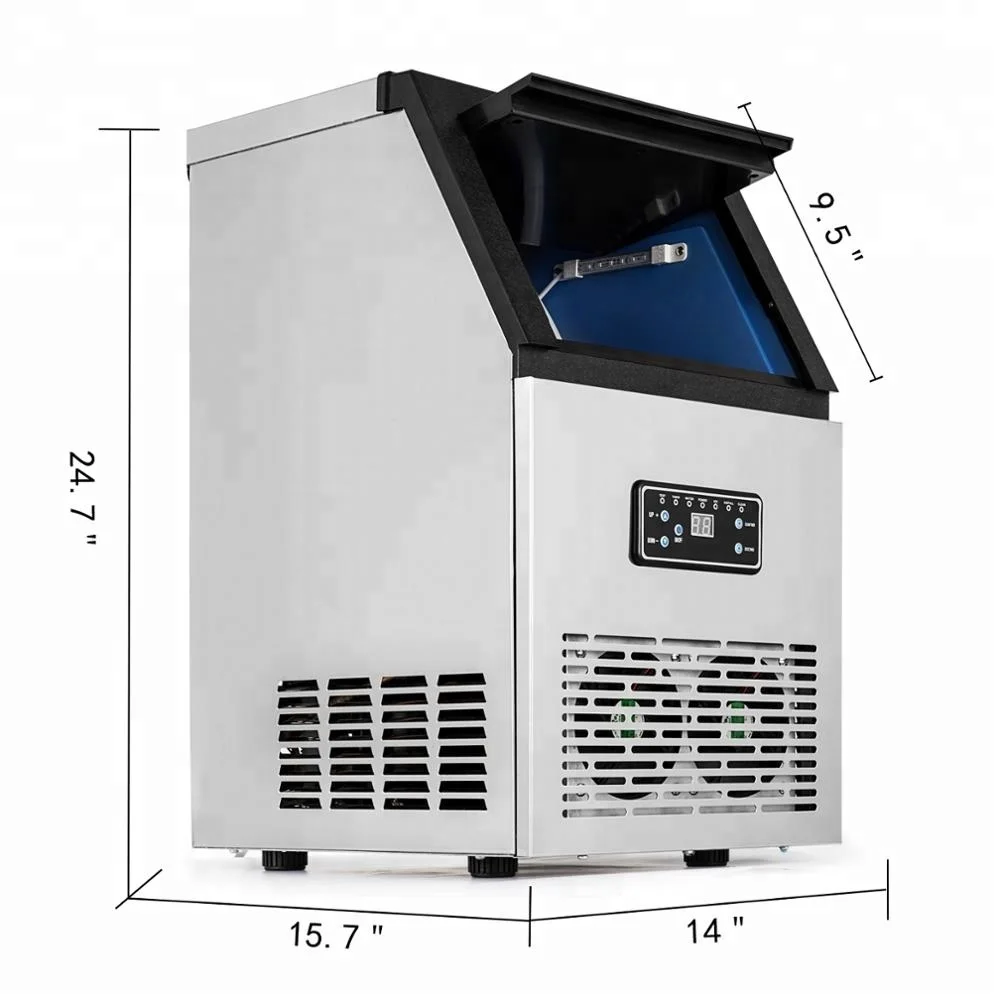 50kg Commercial Ice Maker Dry Ice Making Block Machine Ice Cube Maker Machine