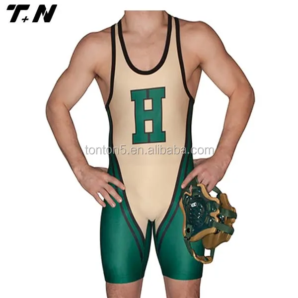 wholesale custom sublimation printing wrestling wear wrestling singlet