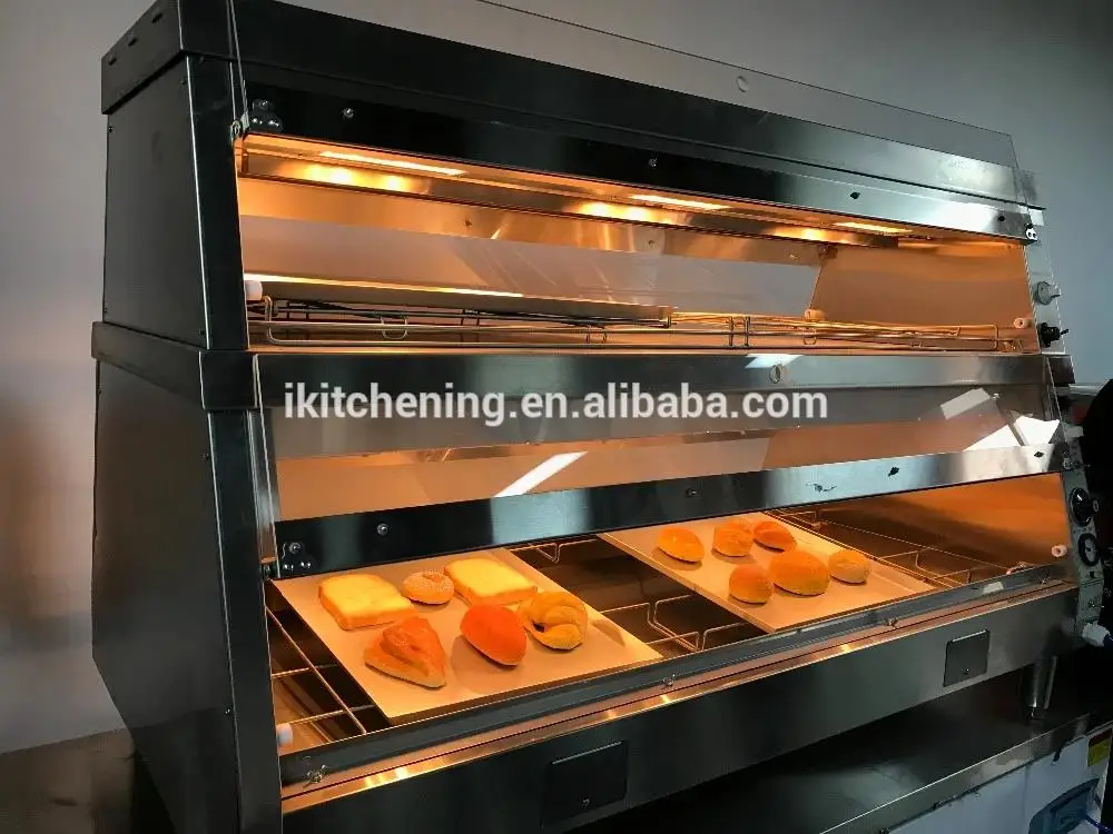 Hot Sale Cake Heated Display Cabinet / Warming Showcase/KFC Display Showcase