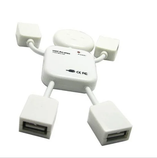 Новый многофункциональный USB HUB разветвитель Высокоскоростной 4-портовый USB 2,0 концентратор робот