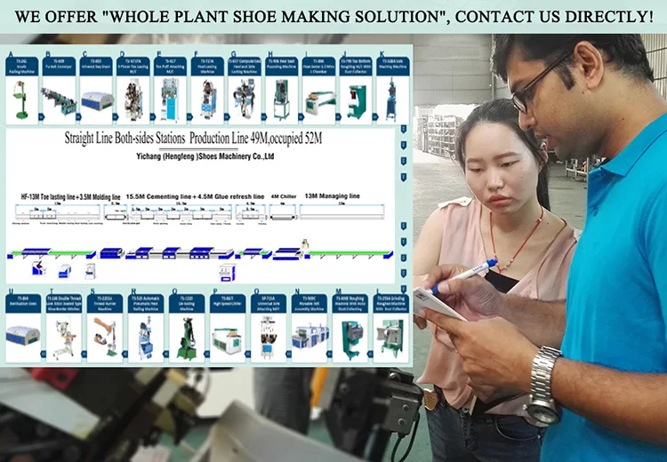 China Footwear Industry Shoe Production Line Manufacturers Whole Plant Shoe Assembly Line Men Shoe Making Machine Price