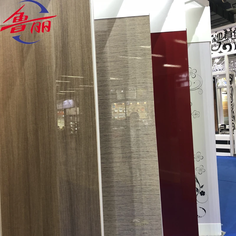 high glossy UV coated mdf for kitchen cabinet