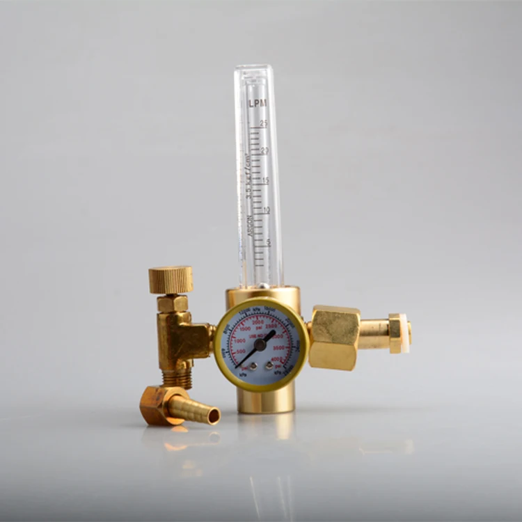 Factory directly China brass argon flowmeter regulator