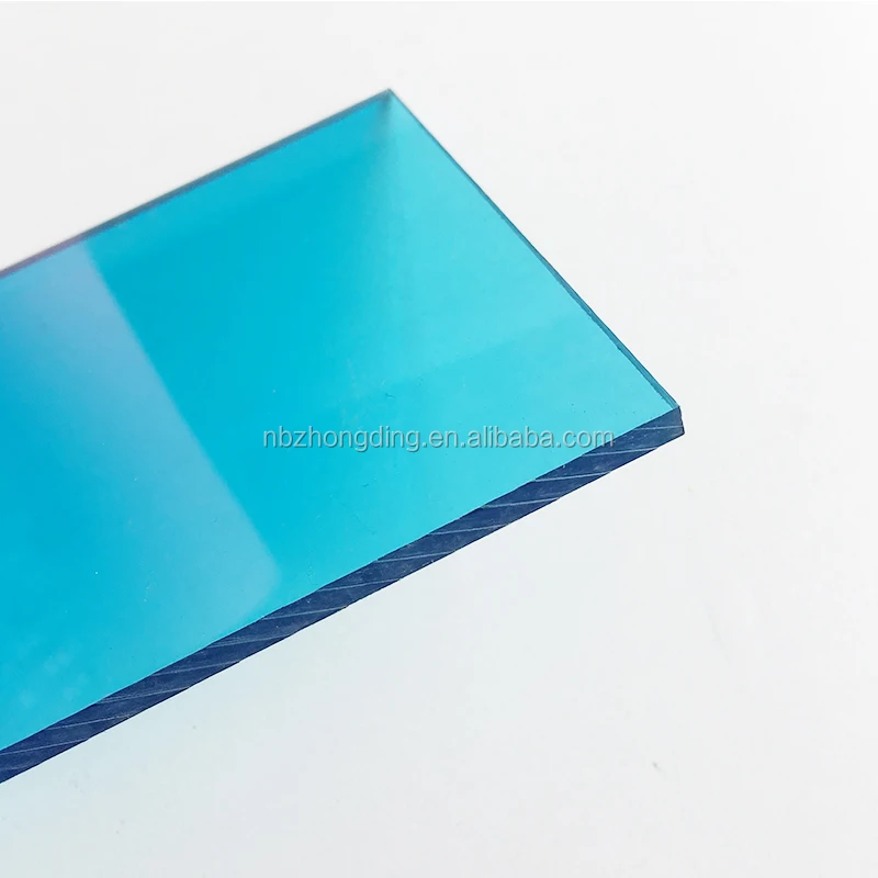 blue polycarbonate sheet