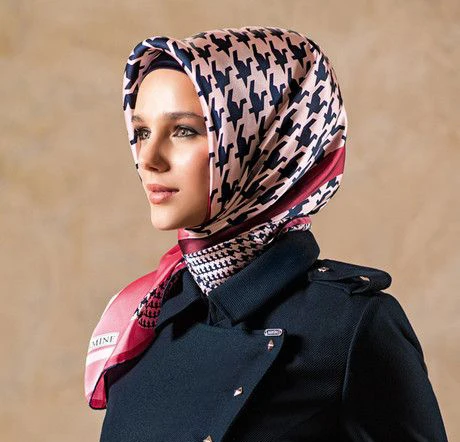 Multifunction Turkish Printed big square hijab and scarves