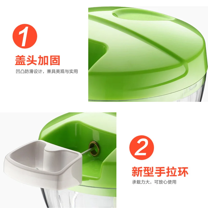 Kitchen Accessory Vegetable Tools Manual Food Processor