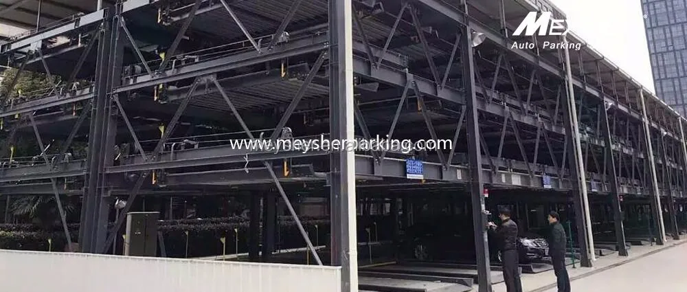 auto puzzle parking system customized multiple level lift-sliding parking system car stacker