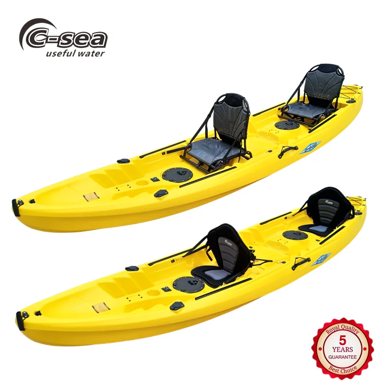 fishing kayak double seat from kayak manufacturer for family fishing