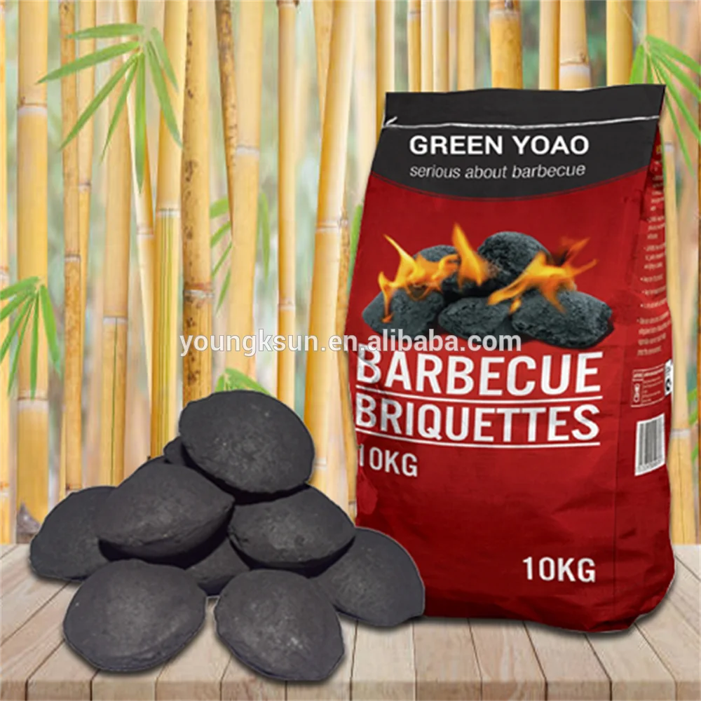 YKS outdoor use smokeless coal wood charcoal briquettes for bbq