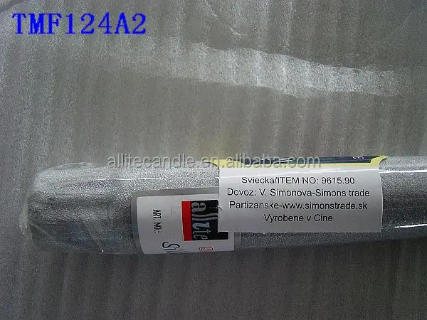 
Allite taper matting metallic painted candle wholesale 