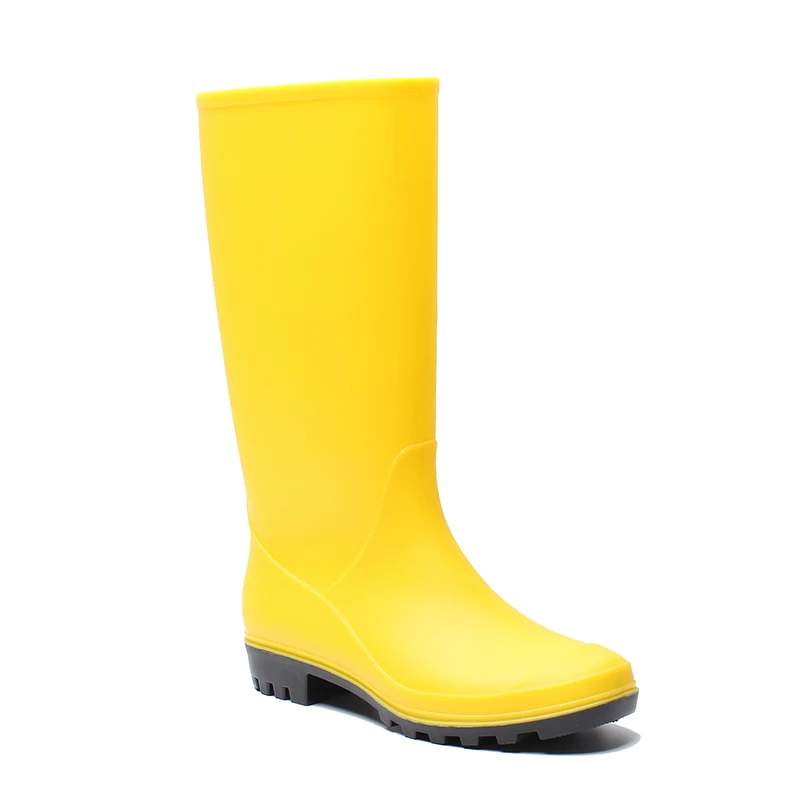 Women beautiful multi-color cheap waterproof shoes pvc rain boot
