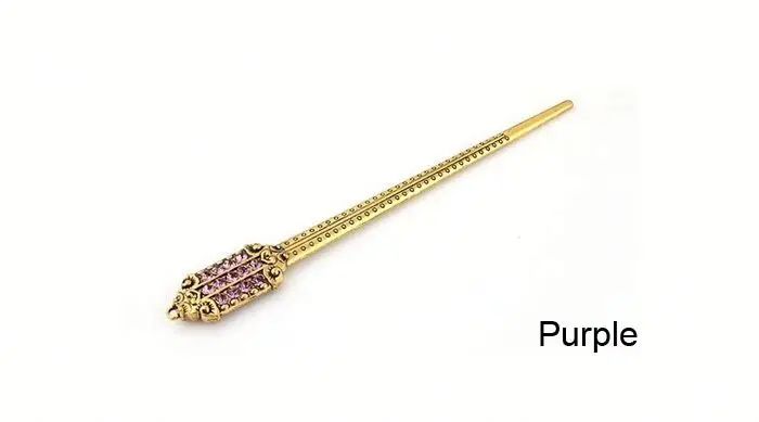 
Vintage hair accessories rhinestone metal hair sticks for sale 