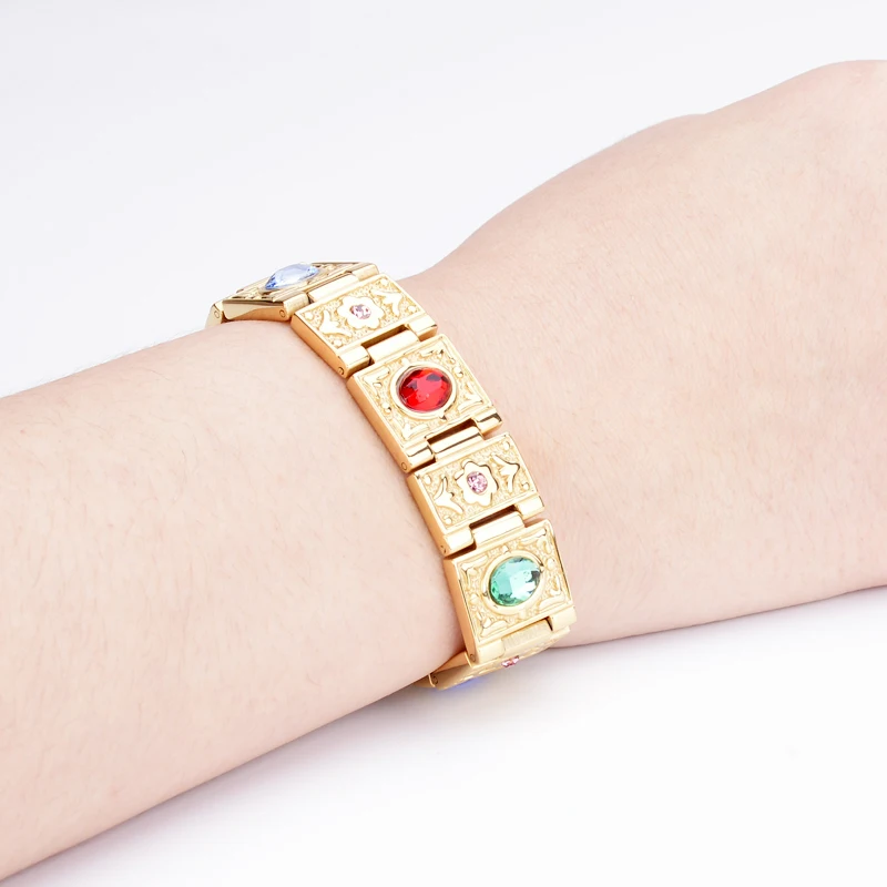 Wholesale health Magnetic Bracelet Crystal Stainless Steel Jewelry Bio Magnetic Bracelet
