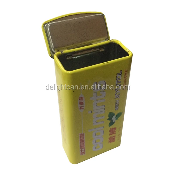 Mint Sweet Small tin metal packaging boxes