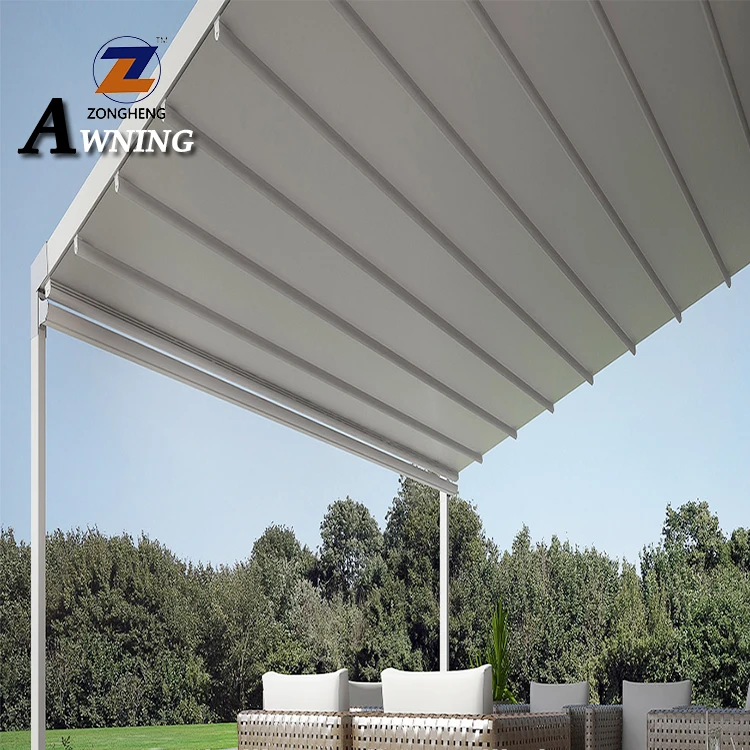 
Modern Design Customised Outdoor Waterproof Folding Pergola Aluminium Pergola 