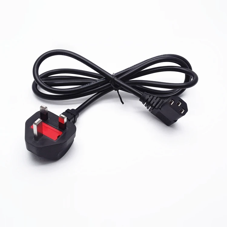 HF 2-prong pin EU UK AC Power Cord Cable  for PC inserts electric socket 3 porng plug to iec 60320 c13