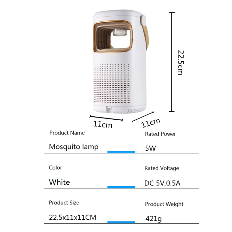 
Moogul Newest USB Electric Trap LED Mosquito Killer Lamp For Home 