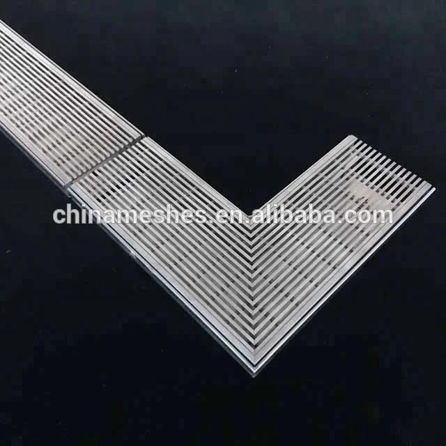 SS 304 316 stainless steel swimming pool overflow grating/drainage trays
