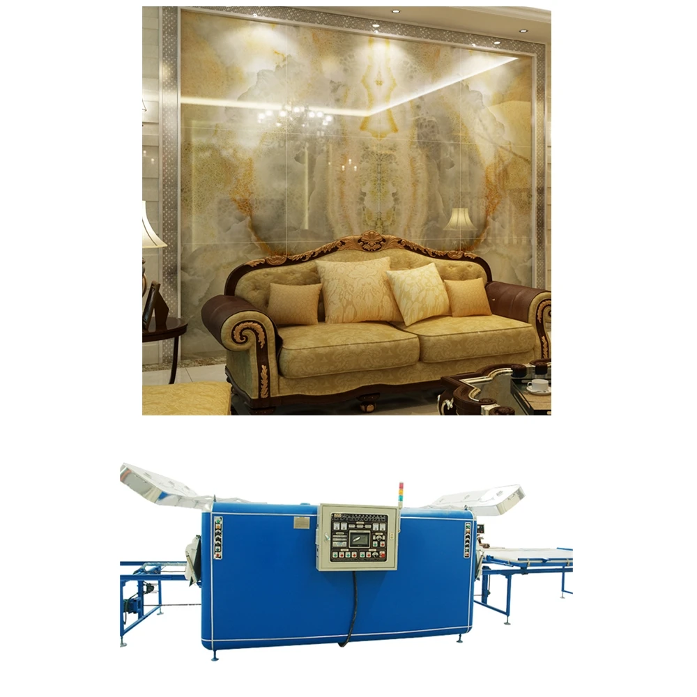 Home decoration 3d microcrystalline glass ceramic tile making machine