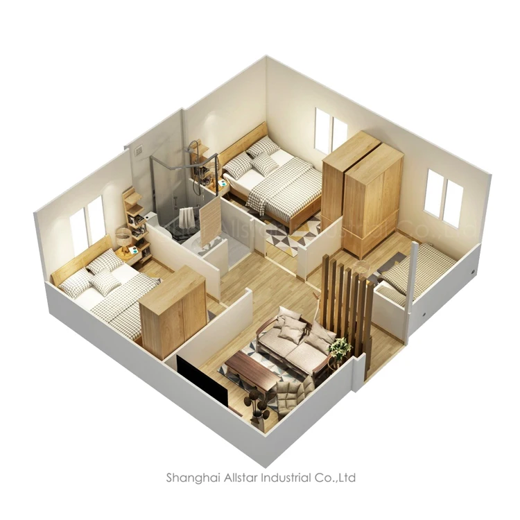 Cheap prefab houses portable toilets cabin movable container house for sale