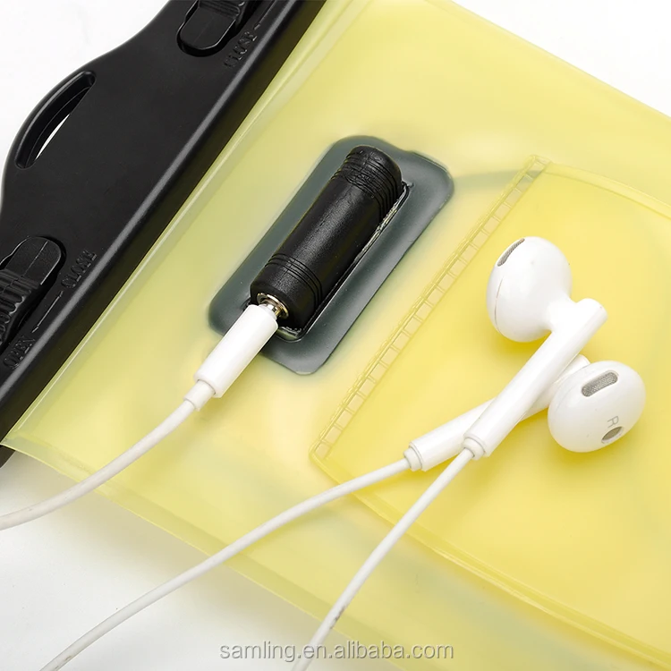 Оптовая Универсальный ПВХ IPX8 Работает Водонепроницаемый Прозрачный Мешок Мобильного Телефона Пыле Противоударный Аксессуары