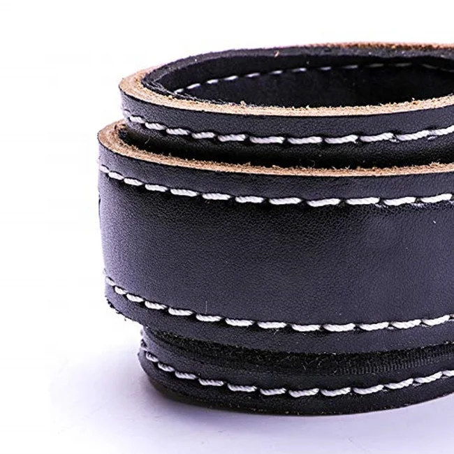 Premium Leather Weightlifting Ankle Strap For  Glutes Workout Exercise Cable Machines