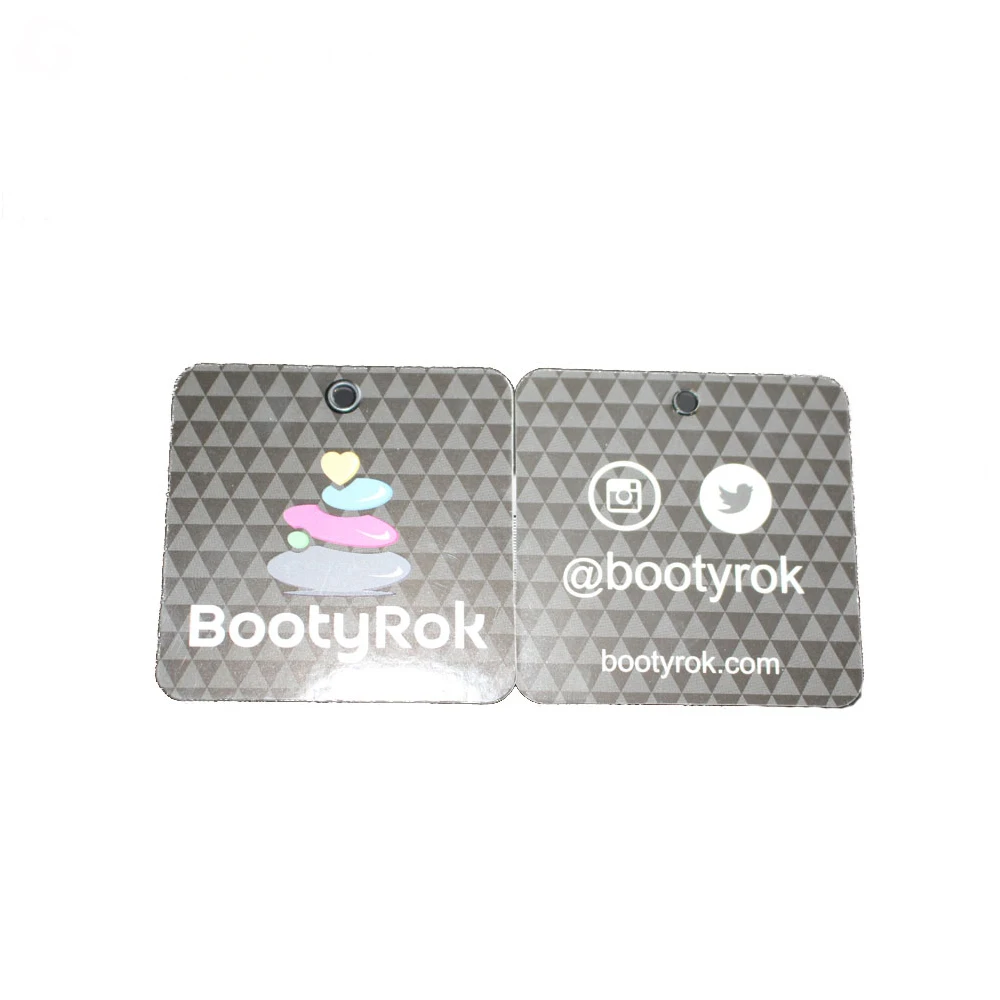 Высококачественная китайская подвесная бирка из тисненой бумаги для обуви, чемоданов, одежды, носков