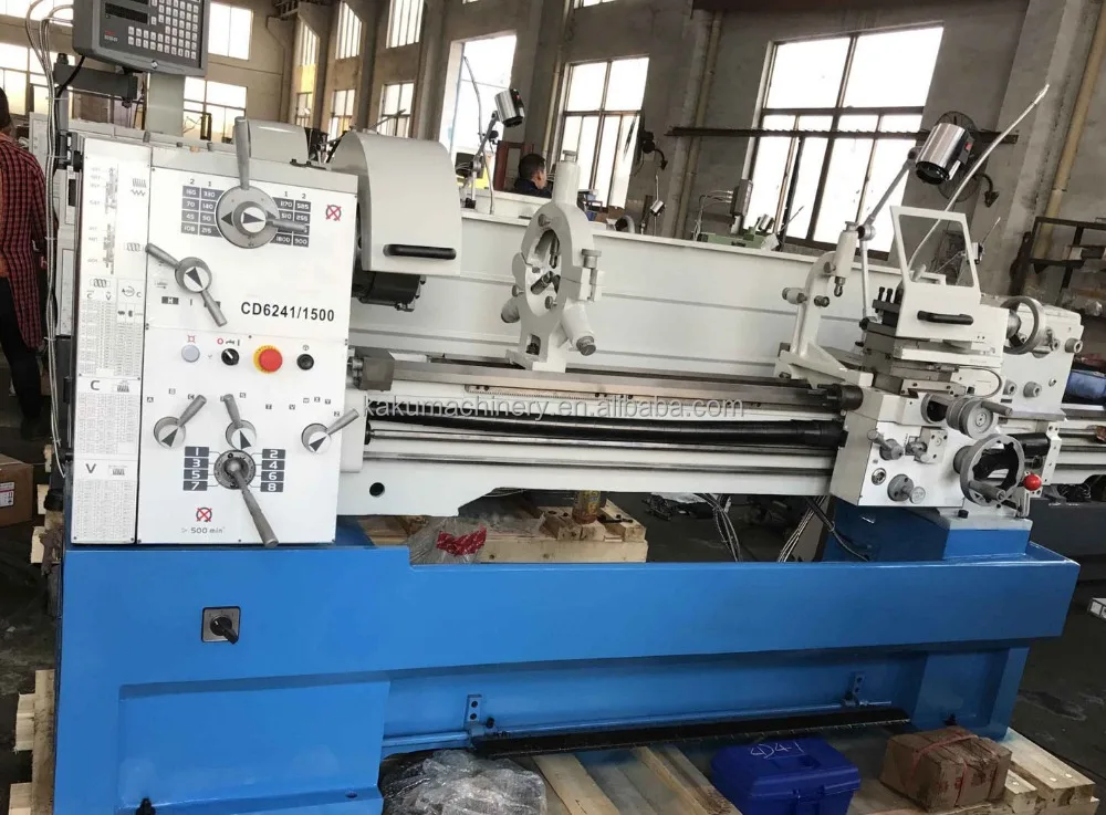 Rotor Cutting Parallel Lathes Metal Bench Work CD6241 Lathe Machine