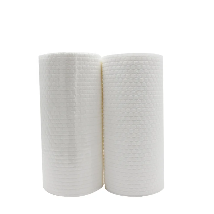 Disposable Lint Free Spunlace Cellulose Polypropylene Nonwoven Fabric Industrial Cleaning Dry Wipes