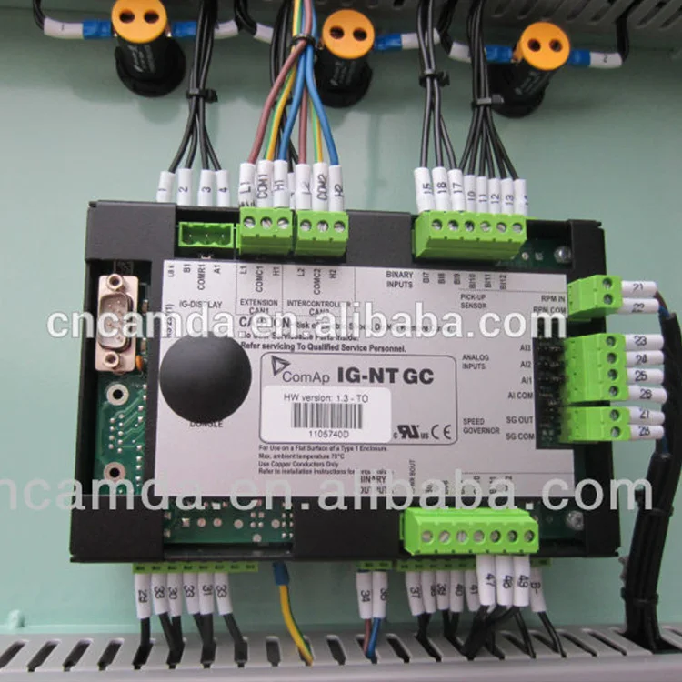 Camda Control Panel AMF + ATS + Extensions for Generator with Synchronizing Control Panel Cabinet Generator Control System