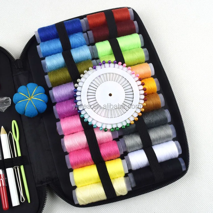 Hot Sale 126pcs Accessories Black Bag Best Sewing Kit For Home