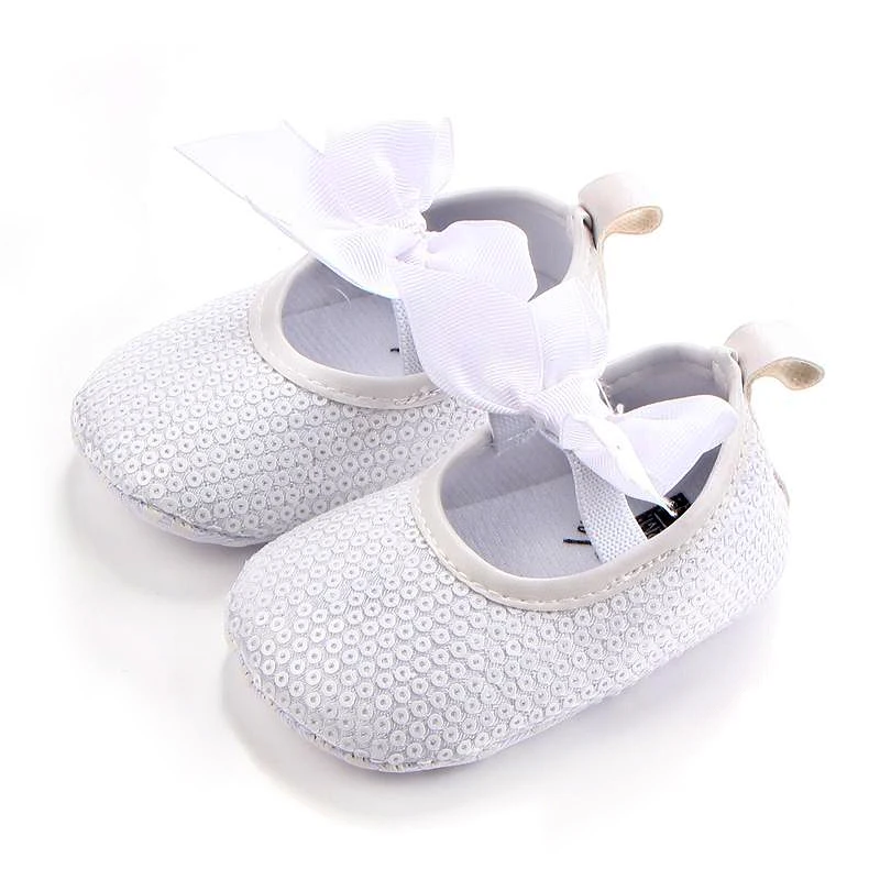 Wholesale 8 colors soft sole bling sequins baby girl shoes