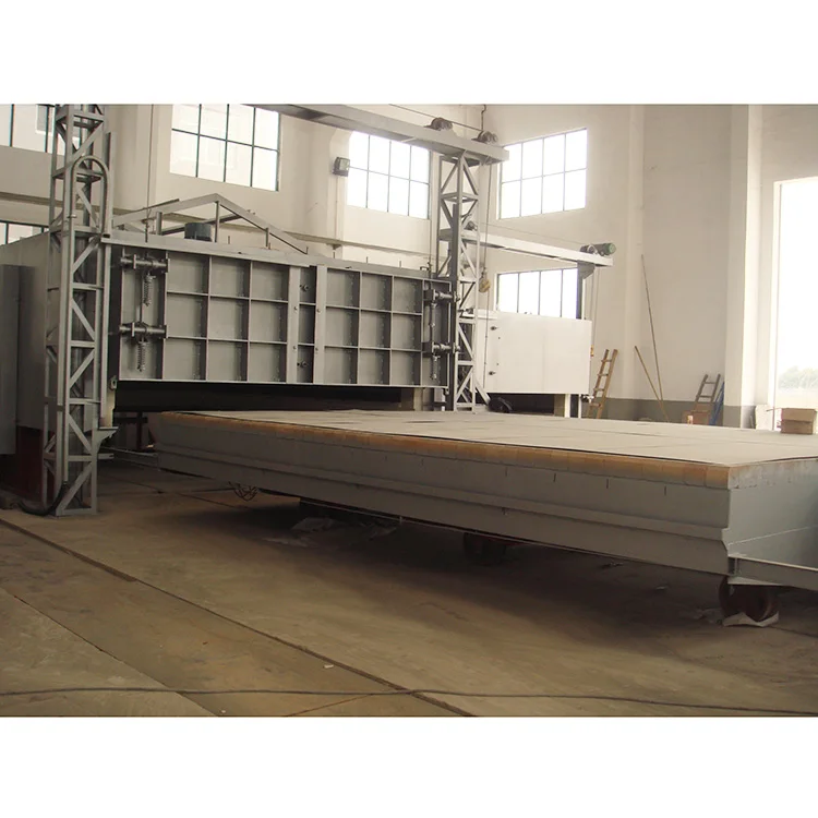 Factory Price bogie hearth hot air circulating drying tempering furnace, trolley type tempering heat treatment furnace