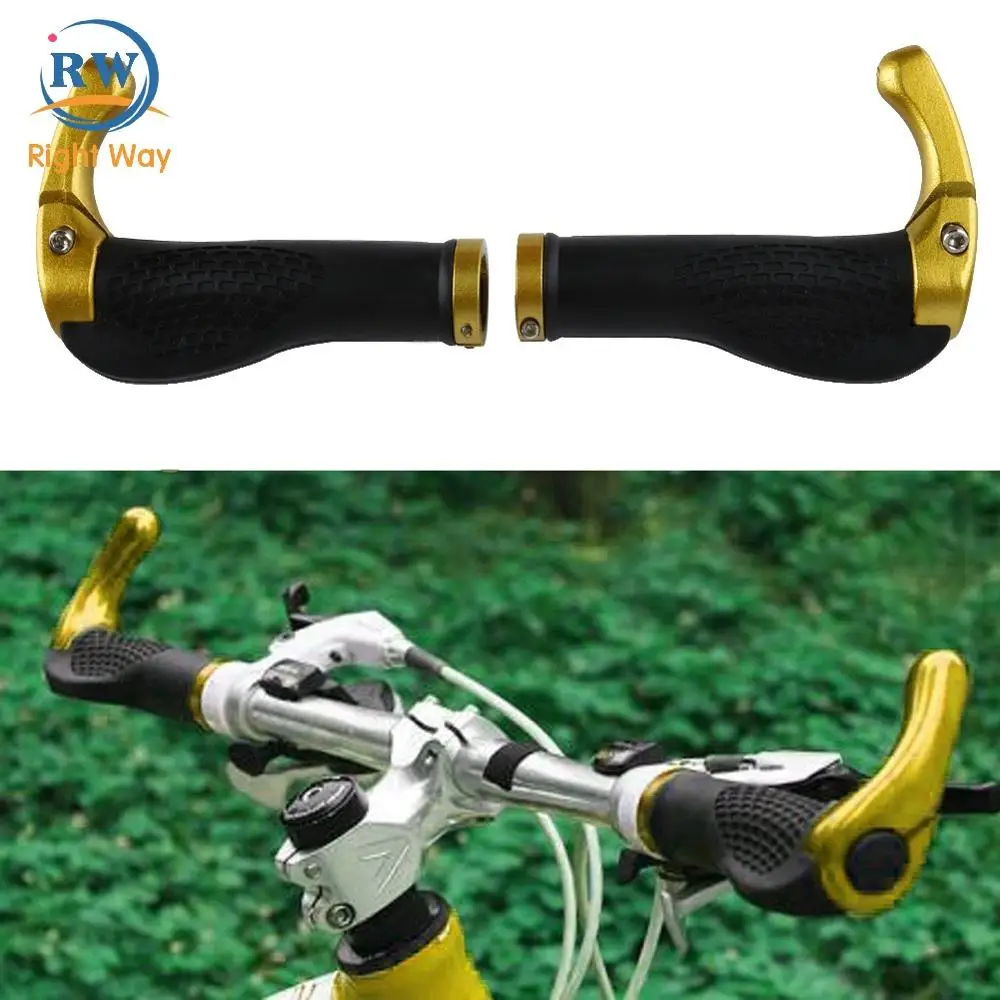 Wholesale Economic Mountain Bike Cycling Double Lock-on Handlebar Grips