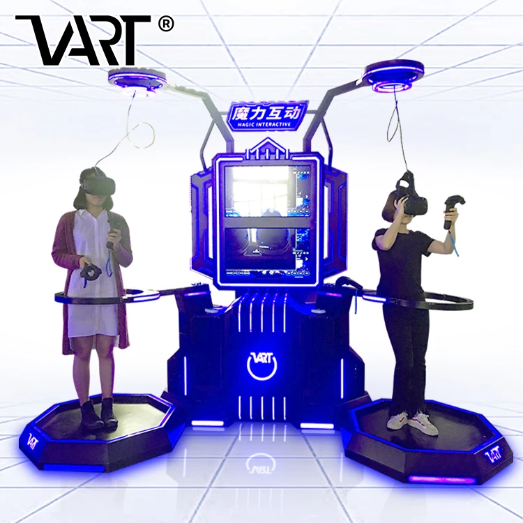 
VART Popular Double Players VR Space Walker Shooting / Skiing / Battling Vr Simulator Game Machine 