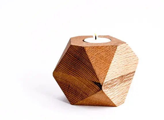 
Geometric candle holder 