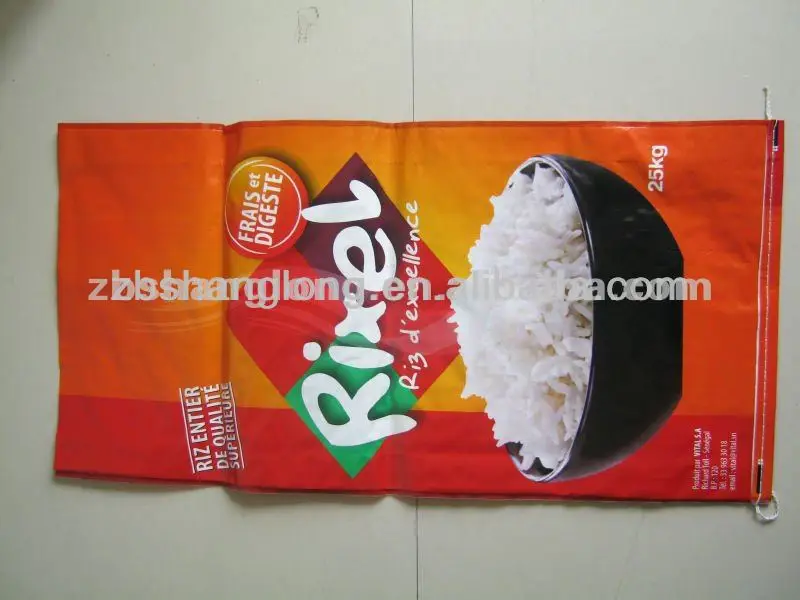 50kg полипропилен райс упаковка мешок