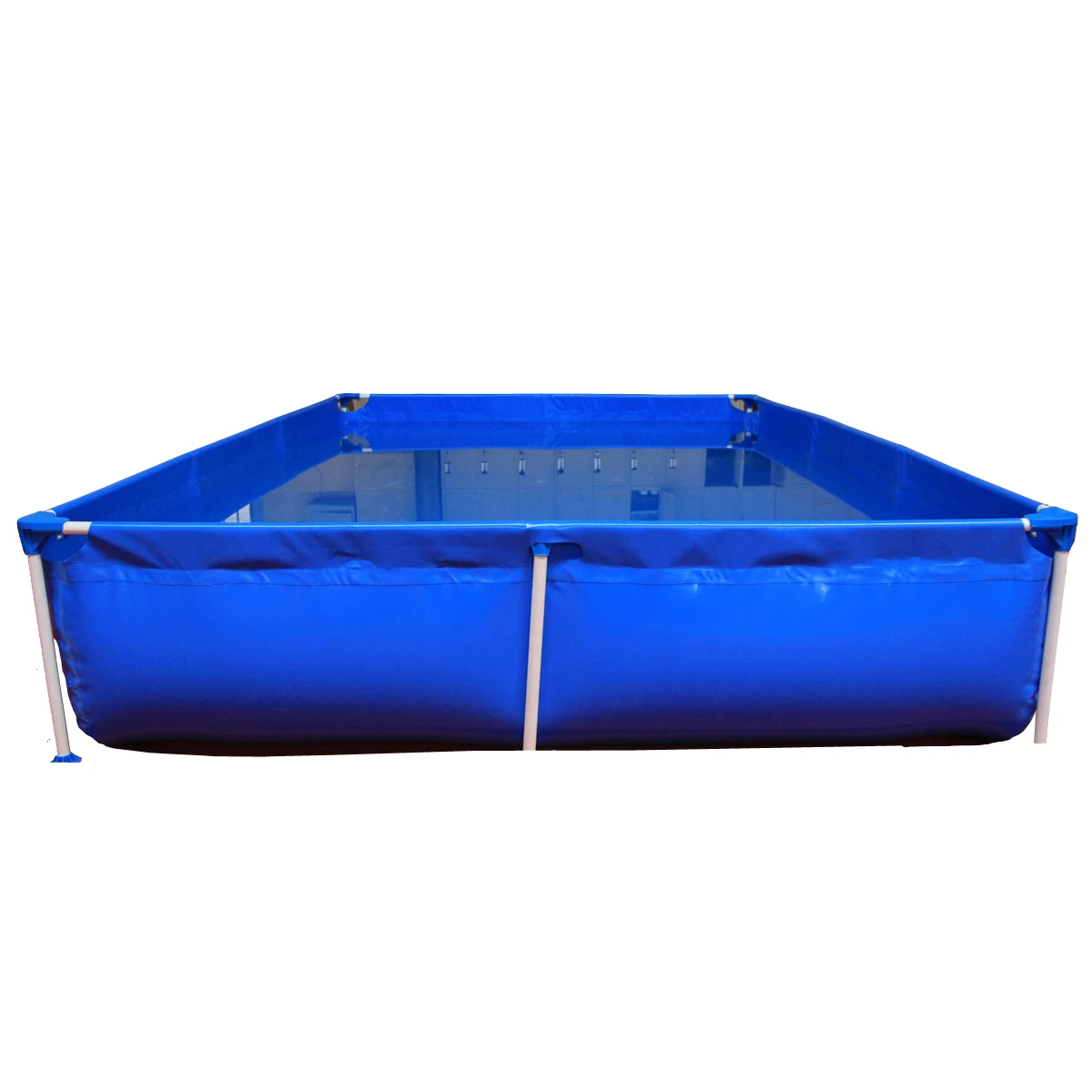 Наружный металлический каркас, наземный бассейн из ПВХ для семейного использования