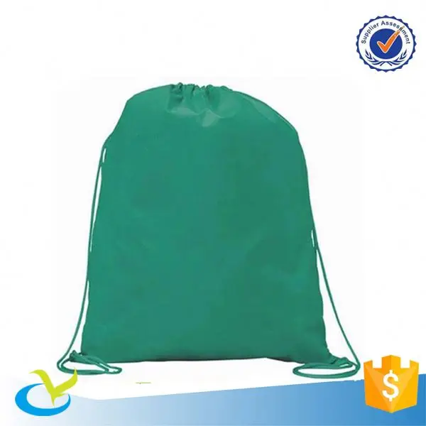
Hot sale nylon 190t 210D polyester drawstring backpack, drawstring rucksack bag for gym 