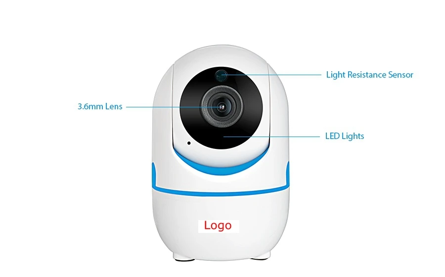 1080P Auto Tracking IP Camera Wifi Baby Monitor Home Security IP Camera IR Night Vision Wireless Surveillance CCTV Camera CMOS