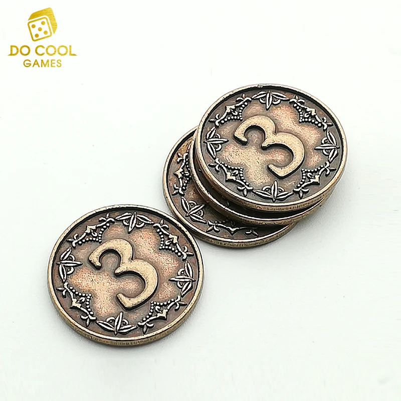 Fast delivery metal coin for board game