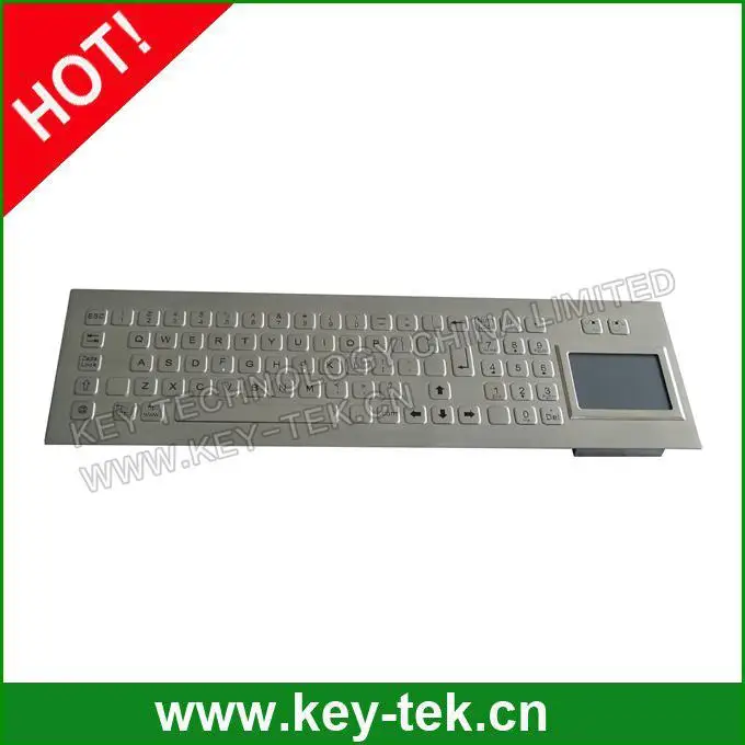 Антивандальный металл клавиатура с цифровой клавиатурой и сенсорная панель