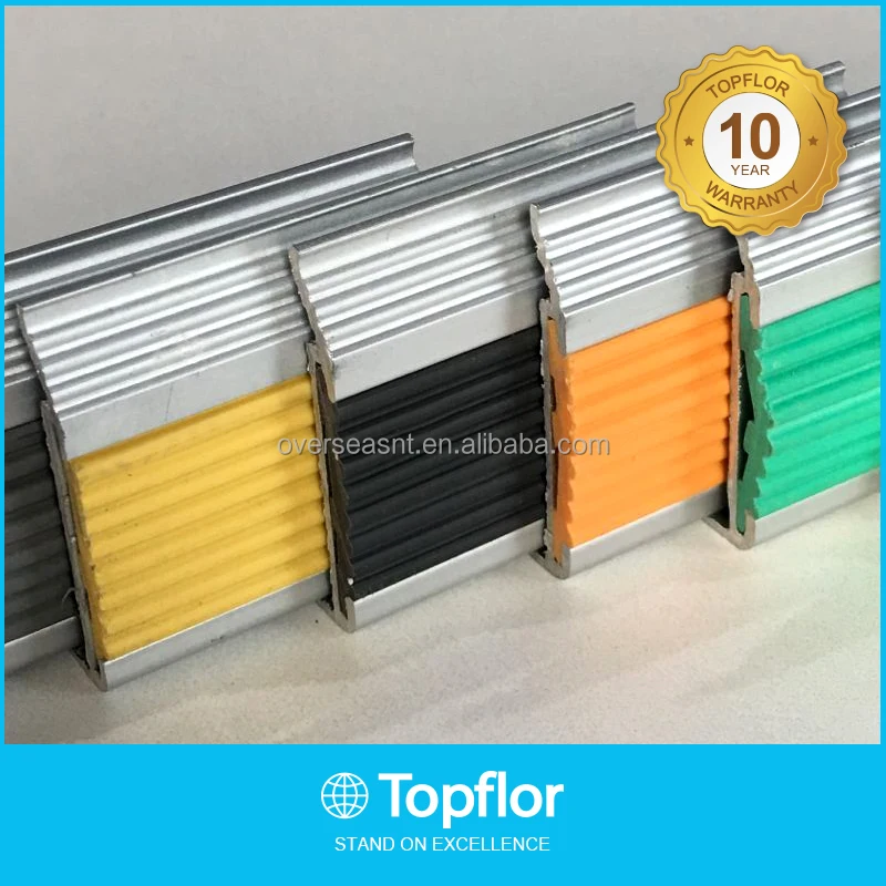 
PVC aluminum anti-slip strip stair nosing 