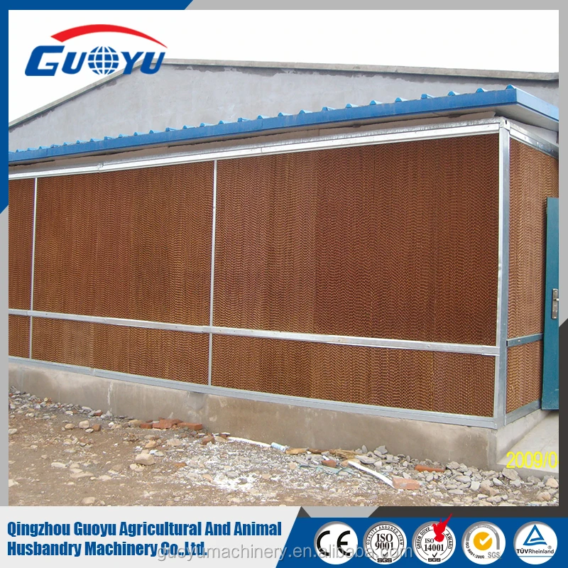 Wet Curtain Cooling System/Greenhouse Evaporative Cooling Pad/Cooling Pad