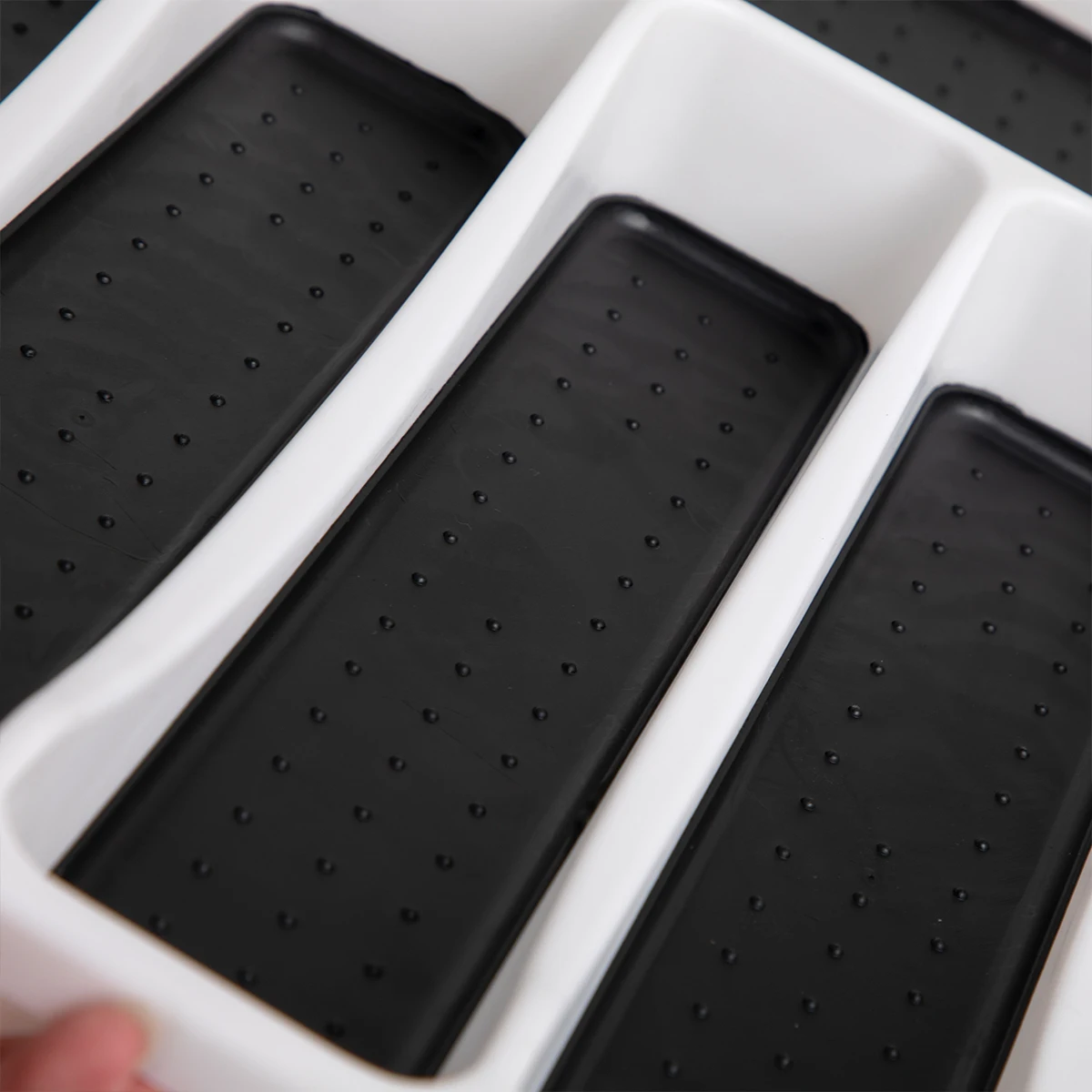 6 секций для столовых приборов, пластиковый органайзер для кухонных ящиков