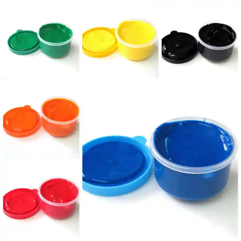 3.52fl oz 4 Colors Water Based Kids Finger Paint